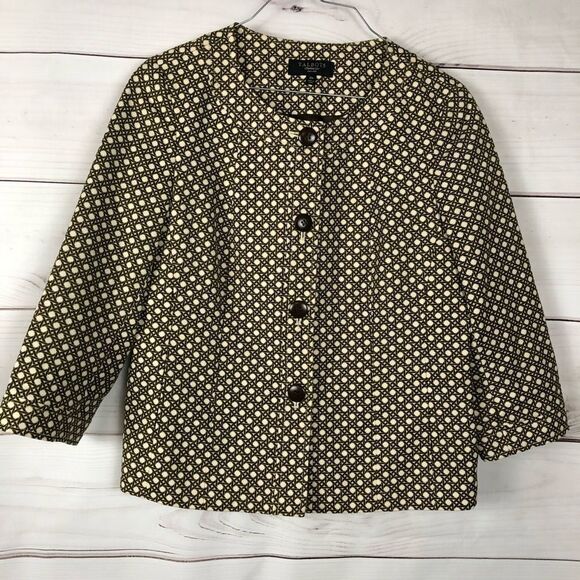 Talbots stylish button front jacket size 10 Petite - Picture 1 of 5